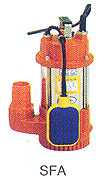 SFA 112A Αντλία ακαθάρτων με άξονα και κάλυμμα INOX 1,0Hp-220V